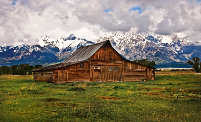 Old Mormon Row Barn in Grand Teton National Park