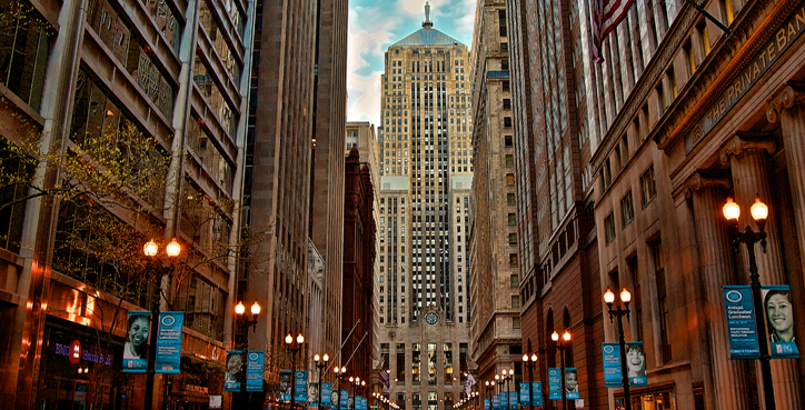 Chicago’s Financial District – The LaSalle Canyon