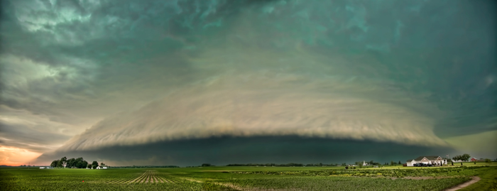 Derecho Storm near Chicago, NW Indiana on June 12, 2013