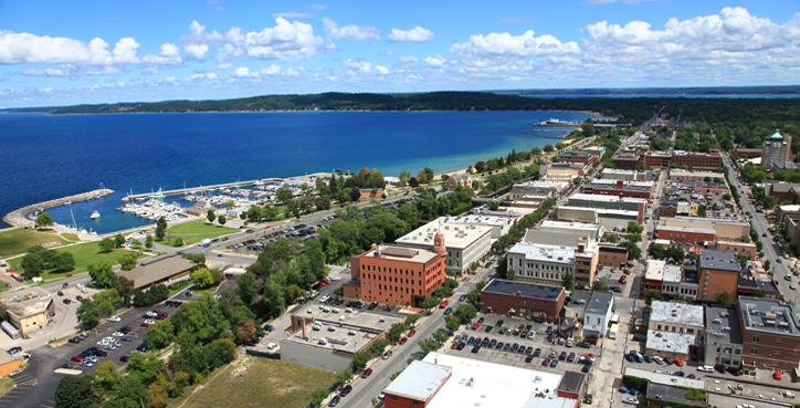 Aerial Photography of Traverse City, Michigan